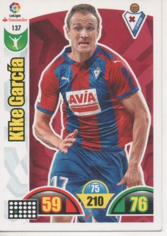 Cromo E002897: Trade Card Game Adrenalyn. Liga 2017-18, Kike García. S.D. Eibar