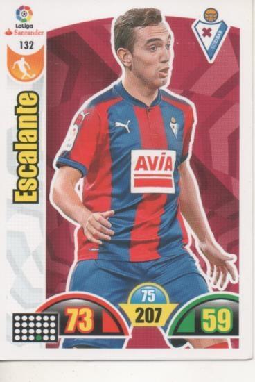 Cromo E002893: Trade Card Game Adrenalyn. Liga 2017-18, Escalante. S.D. Eibar