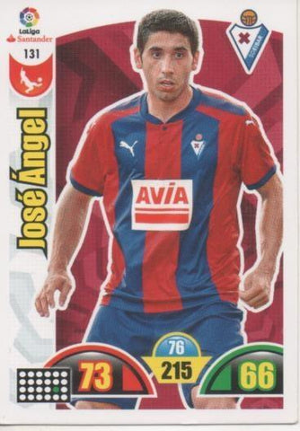 Cromo E002892: Trade Card Game Adrenalyn. Liga 2017-18, José Ángel. S.D. Eibar