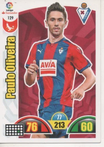 Cromo E002890: Trade Card Game Adrenalyn. Liga 2017-18, Paulo Oliveira. S.D. Eibar