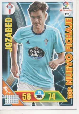 Cromo E002837: Trade Card Game Adrenalyn. Liga 2016-17, Top Nuevo Fichaje. Joza. R.C. Celta de Vigo