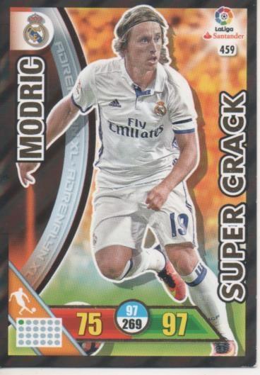 Cromo E002821: Trade Card Game Adrenalyn. Liga 2016-17, Super Crack. Modric.Real Madrid