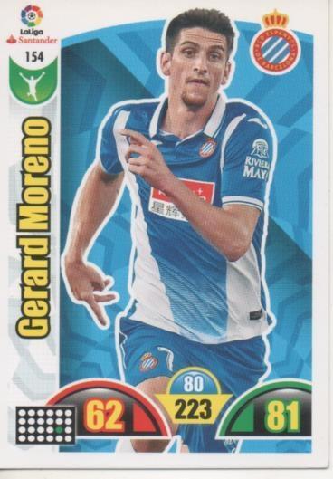 Cromo E002903: Trade Card Game Adrenalyn. Liga 2017-18, Gerad Moreno. R.C.D. Espanyol