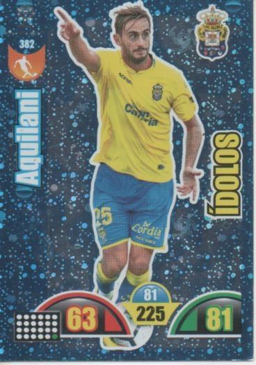 Cromo E002983: Trade Card Game Adranalyn. Liga 2017-18, Ídolos. Aquilani. U.D. Las Palmas