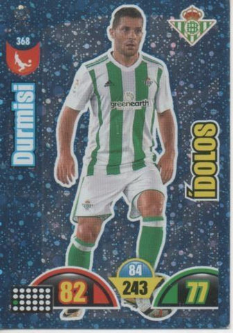 Cromo E002975: Trade Card Game Adrenalyn. Liga 2017-18, Ídolos. Durmisi. Real Betis Balonpié