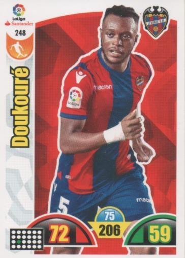 Cromo E002928: Trade Card Game Adrenalyn. Liga 2017-18, Doukouré. Levante U.D.