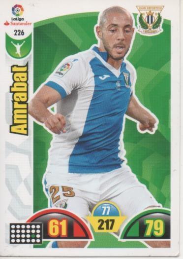 Cromo E002923: Trade Card Game Adrenalyn. Liga 2017-18, Amrabat. C.D. Leganés