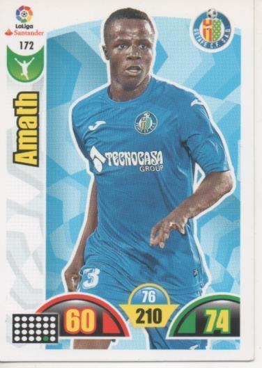 Cromo E002907: Trade Card Game Adrenalyn. Liga 2017-18, Amath. Getafe C.F.