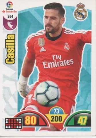 Cromo E002935: Trade Card Game Adrenalyn. Liga 2017-18, Casilla. Real Madrid