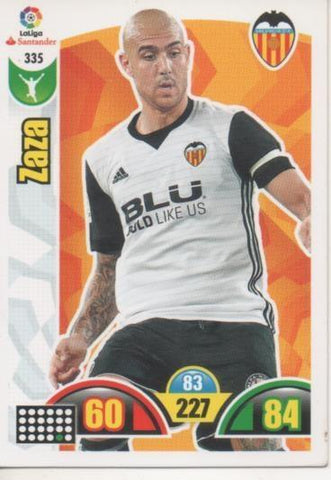 Cromo E002960: Trade Card Game Adrenalyn. Liga 2017-18, Zaza. Valencia C.F.