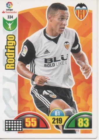 Cromo E002959: Trade Card Game Adrenalyn. Liga 2017-18, Rodrigo. Valencia C.F.