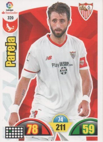 Cromo E002955: Trade Card Game Adrenalyn. Liga 2017-18, Pareja. Sevilla F.C.