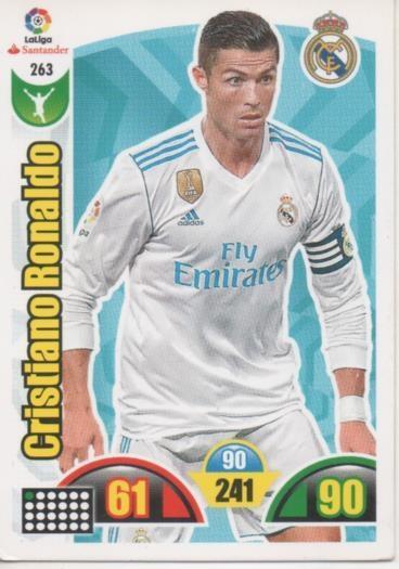 Cromo E002934: Trade Card Game Adrenalyn. Liga 2017-18, Cristiano Ronaldo. Real Madrid