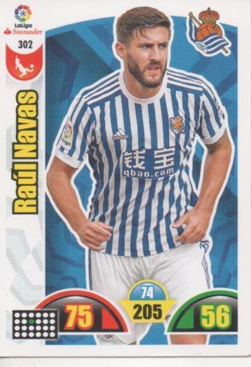 Cromo E002947: Trade Card Game Adrenalyn. Liga 2017-18, Raúl Navas. Real Sociedad