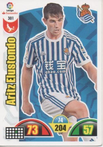 Cromo E002946: Trade Card Game Adrenalyn. Liga 2017-18, Aritz Elustondo. Real Sociedad