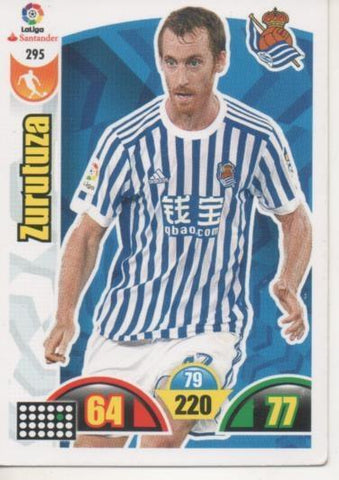 Cromo E002944: Trade Card Game Adrenalyn. Liga 2017-18, Zurutuza. Real Sociedad