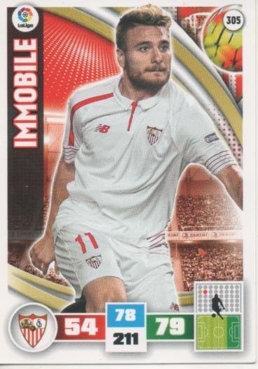 Cromo E002626: Trade Card Game Adrenalyn. Liga 2015-16, Immobile. Sevilla.F.C.