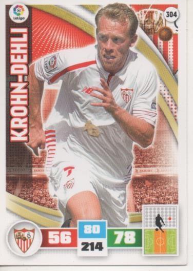 Cromo E002625: Trade Card Game Adrenalyn. Liga 2015-16, Krohn-Dehli. Sevilla.F.C.