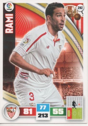 Cromo E002622: Trade Card Game Adrenalyn. Liga 2015-16, Rami. Sevilla.F.C.