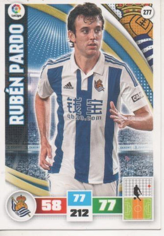 Cromo E002619: Trade Card Game Adrenalyn. Liga 2015-16, Rubén Pardo. Real Sociedad