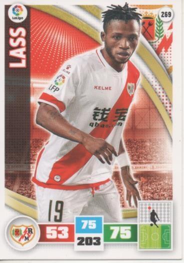 Cromo E002616: Trade Card Game Adrenalyn. Liga 2015-16, Lass. Rayo Vallecano de Madrid