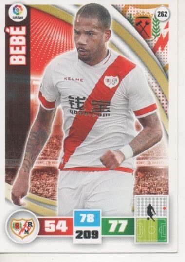 Cromo E002612: Trade Card Game Adrenalyn. Liga 2015-16, Bebé. Rayo Vallecano de Madrid