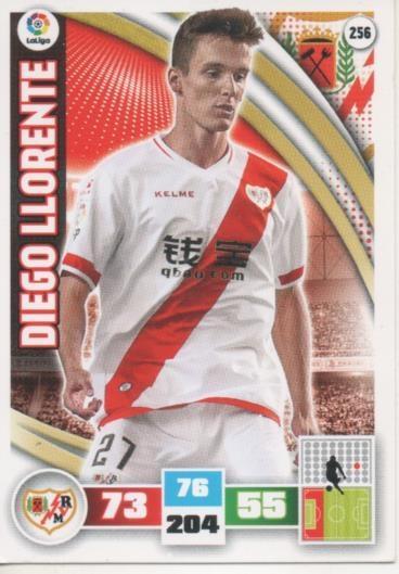 Cromo E002611: Trade Card Game Adrenalyn. Liga 2015-16, Diego Llorente. Rayo Vallecano de Madrid