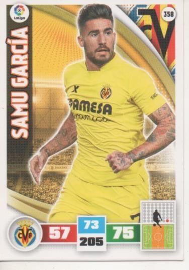 Cromo E002636: Trade Card Game Adrenalyn. Liga 2015-16,Samu García. Villareal. C.F.