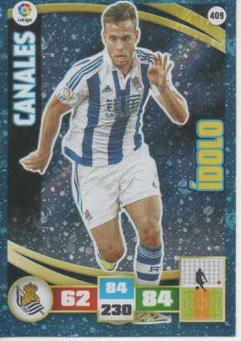 Cromo E002652: Trade Card Game Adrenalyn. Liga 2015-16, Canales. Real Sociedad