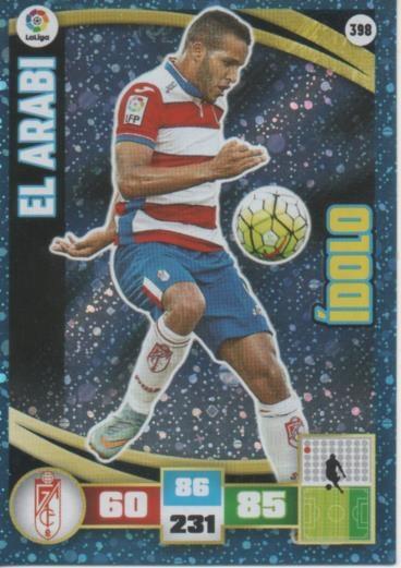 Cromo E002650: Trade Card Game Adrenalyn. Liga 2015-16, El Arabi. Granada. Club de Fútbol