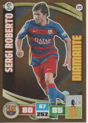 Cromo E002644: Trade Card Game Adrenalyn. Liga 2015-16, Sergi Roberto. F.C. Barcelona