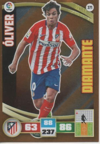 Cromo E002643: Trade Card Game Adrenalyn. Liga 2015-16, Óliver. C.A. de Madrid