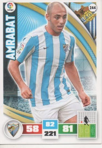 Cromo E002606: Trade Card Game Adrenalyn. Liga 2015-16, Amrabat. Málaga C.F.