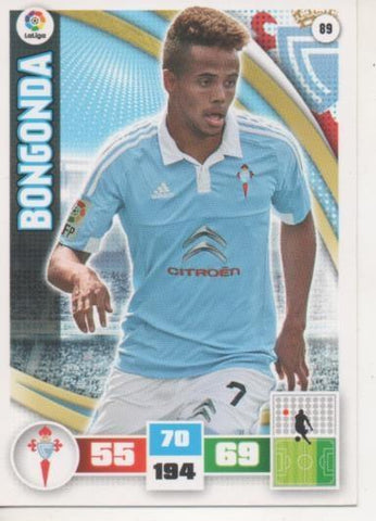 Cromo E002566: Trade Card Game Adrenalyn. Liga 2015-16, Bongonda. Real Club Celta de Vigo