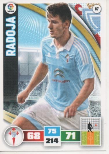 Cromo E002565: Trade Card Game Adrenalyn. Liga 2015-16, Radoja. Real Club Celta de Vigo