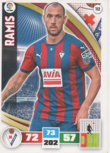 Cromo E002575: Trade Card Game Adrenalyn. Liga 2015-16, Ramis. S.D. Eibar