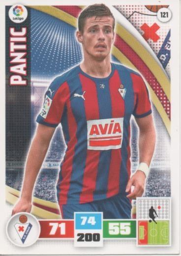 Cromo E002577: Trade Card Game Adrenalyn. Liga 2015-16, Pantic. S.D. Eibar