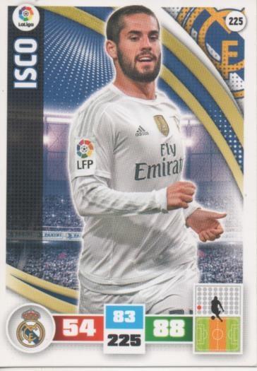 Cromo E002601: Trade Card Game Adrenalyn. Liga 2015-16, Isco. Real Madrid