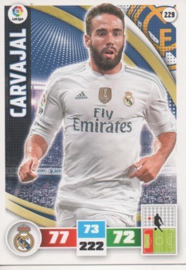 Cromo E002600: Trade Card Game Adrenalyn. Liga 2015-16, Carvajal.Real Madrid