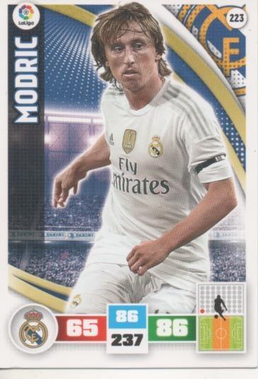 Cromo E002599: Trade Card Game Adrenalyn. Liga 2015-16, Modric.Real Madrid