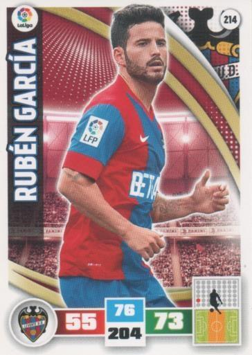 Cromo E002597: Trade Card Game Adrenalyn. Liga 2015-16, Rubén García. Levante U.D.