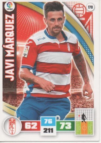 Cromo E002587: Trade Card Game Adrenalyn. Liga 2015-16, Juan Márquez. Granda Club de Fútbol