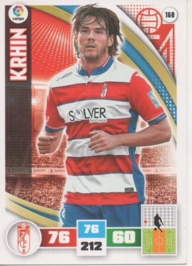 Cromo E002585: Trade Card Game Adrenalyn. Liga 2015-16, Krhin- Granada Club de Fútbol