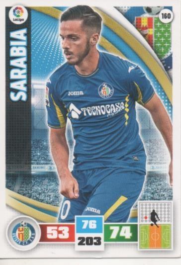 Cromo E002583: Trade Card Game Adrenalyn. Liga 2015-16, Sarabia.Getafe Club de Futbol