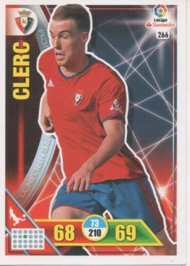 Cromo E002751: Trade Card Game Adrenalyn. Liga 2016-17, Clerc. C.A. Osasuna