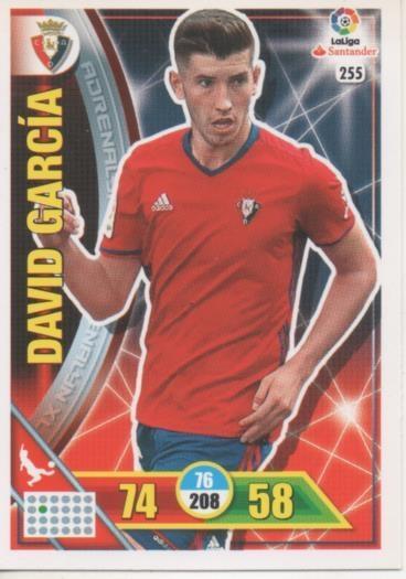 Cromo E002746: Trade Card Game Adrenalyn. Liga 2016-17, David García. C.A. Osasuna