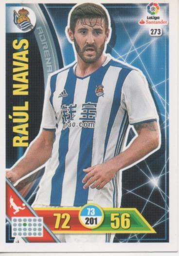 Cromo E002753: Trade Card Game Adrenalyn. Liga 2016-17, Raúl Navas. Real Sociedad