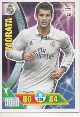 Cromo E002737: Trade Card Game Adrenalyn. Liga 2016-17, Morata. Real Madrid