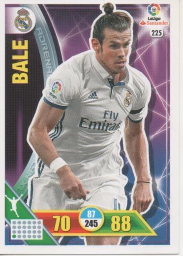 Cromo E002731: Trade Card Game Adrenalyn. Liga 2016-17, Bale. Real Madrid