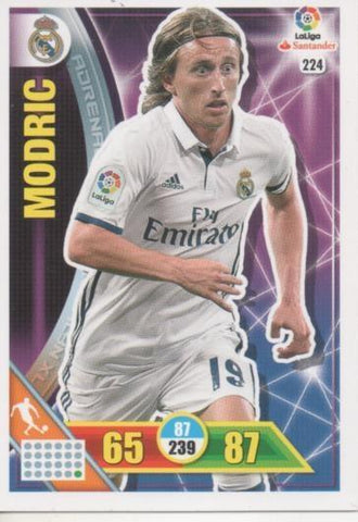 Cromo E002730: Trade Card Game Adrenalyn. Liga 2016-17, Modric.Real Madrid